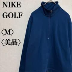 * 나이키 골프 DRI-FIT 하프 Zip 긴팔 탑스 M 원 포인트
