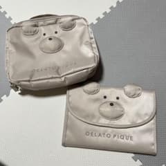 GELATO PIQUE ベア おむつポーチ　母子手帳ケースのセットのサムネイル