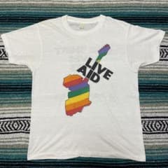 80s USA製 LIVE AID ライブエイド Tシャツ キムタク - メルカリ