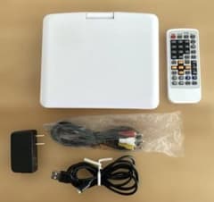 情熱価格 PDVDJ-710　ポータブルDVDプレーヤー　7インチ　ホワイトのサムネイル