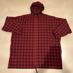 バレンシアガ ジップアップ ジャケット パーカー チェック シャツ