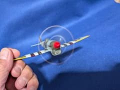 1/72 英国空軍戦闘機 ホーカーテンペスト 完成品 プロペラ回転ギミック付のサムネイル