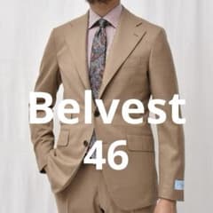 Belvestベルベスト　カプセルコレクションスーツ46 新品価格27万円】BELVEST ベルベスト カプセルコレクション スーツ46