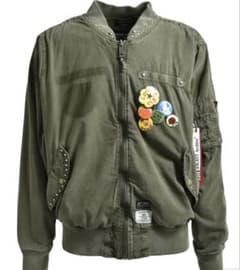 ジャケット・アウター VACANTARCHIVE FLOYD REPAIR JACKET VACANTArchive FLOYD REPAIR FLIGHTJACKET - メルカリ