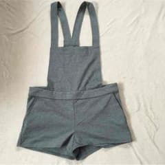 DURAS グレー サロペット ショートパンツのサムネイル