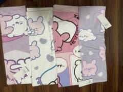 限界値下げ　即完売品　らぶいーず　4枚セット　バスタオル　すもっぴ　ぴょんちーのサムネイル
