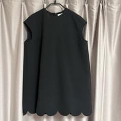 YOKO CHAN ノースリーブ トップス ブラックのサムネイル