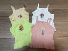 ベビー キャミソール 4枚セットのサムネイル