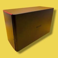 BUFFALO NAS 本体 2ベイ l HDD無 LS220DC 完動品のサムネイル