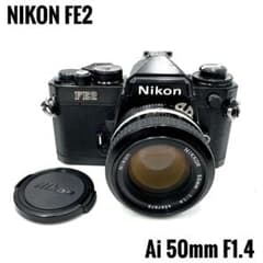 ☆完全動作＆美品☆Nikon FE2 Ai 50mm F1.4 ＃494 ❁動作良好❁Nikon ニコン FE2 ai 50mm f1.4 ブラック - メルカリ