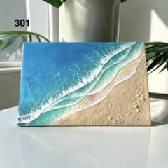 301波レジンパネル 南国の海 オーシャンアート 波アート - メルカリ