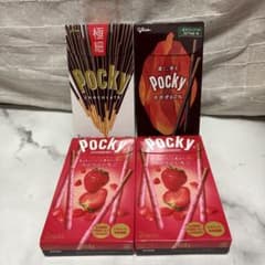 ポッキー　60箱　まとめ売り　ココア　いちご　アーモンド　極細　カカオ　セット 江崎グリコ ポッキー いちご 極細 カカオ60% 4箱セット - メルカリ