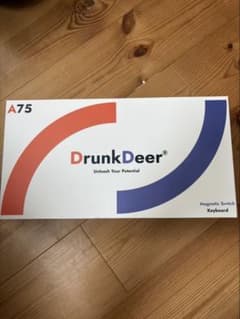 か*ん様 ジャンク品　DrunkDeer A75 磁気スイッチ キーボード 本体のサムネイル