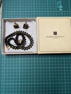 ヴィンテージ☆PIERRE BALMAIN ネックレス イヤリング セット - メルカリ