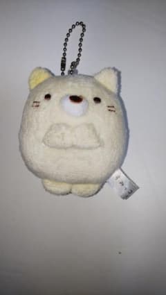 스미코구라시 [고양이] 봉제인형 볼 체인 포함