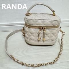 Thumbnail of RANDA 2WAY ミニ　バニティバッグ キルティング アイボリー　ショルダー