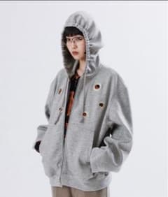 M TO R】 BIG EYELET STUCK HOODIE - メルカリ