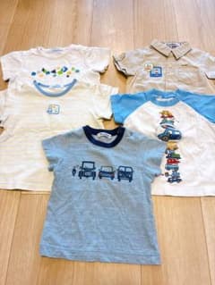 【familiar 5着】ファミリア familiar Tシャツ 80cmのサムネイル