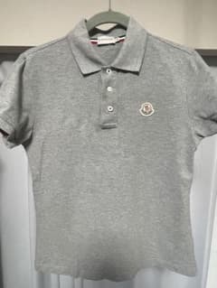 MONCLER ポロシャツ M グレー ワッペン ロゴ モンクレール - メルカリ