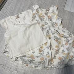 花柄ノースリーブワンピース 100cm セットのサムネイル