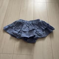 フリル付きライトブルースカート サイズ100のサムネイル