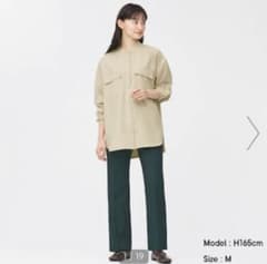 センタープレスカラーストレートパンツQのサムネイル