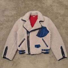 希少 KAPITAL キャピタル ボンディングボアライダースジャケット M