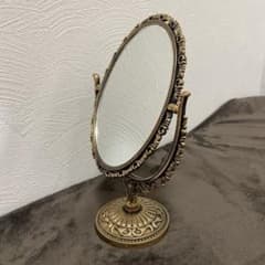 アンティークミラー 卓上ミラー アンティーク 鏡 インテリア レトロ