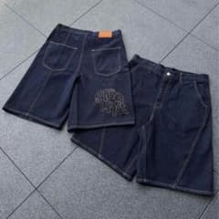 小*魚様 mertra ハーフパンツ ショーツ リジットデニム バギー 小*魚様 mertra ハーフパンツ ショーツ リジットデニム バギー - メルカリ