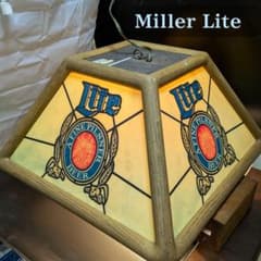 ミラーライト バーライト ビリヤードランプ ヴィンテージ Miller Lite