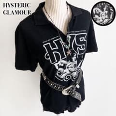 美品✨HYSTERIC GLAMOUR ヒスガール ポロシャツ ブラック XL - メルカリ