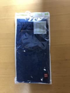 新品 ユニクロ レギンス 7分丈 80㎝のサムネイル