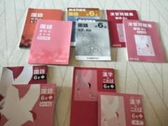 四谷大塚 早稲田アカデミー 小6 国語 テキストセットのサムネイル