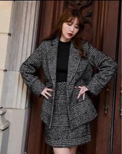 herlipto Hemingway Check Tweed Skirt S - メルカリ