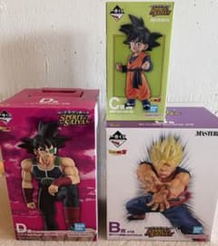 【一番くじ 】ドラゴンボール B賞　C賞　D賞　悟天　バーダック　悟飯　3種のサムネイル