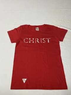 CHRIST プリント Tシャツ レッドのサムネイル