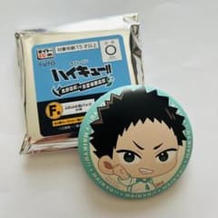ハイキュー!! タイトーくじ ふわふわ缶バッジ 岩泉一 青葉城西 匿名