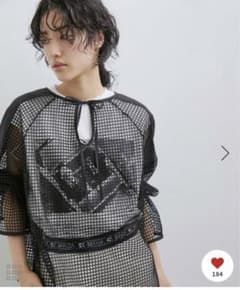 メッシュラウンドネックシャツのサムネイル