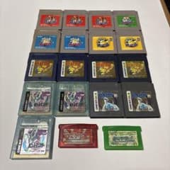 GB GBA ポケットモンスター シリーズ 19本セット　まとめ売り　ソフトのみのサムネイル