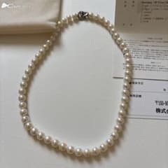 シンゾーン カドー パール7㎜ネックレス 美品 - メルカリ