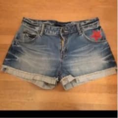 555円！！デニムショートパンツ　ヘザーのサムネイル
