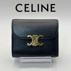 CELINE セリーヌ スモールフラップウォレット トリオンフ 三つ折り財布