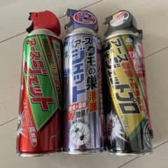 アースジェット　蜘蛛の巣　ゴキブリ　3本セットのサムネイル