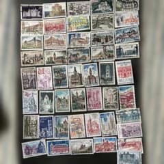 フランス 使用済切手 建造物コレクション 48種まとめ① - メルカリ