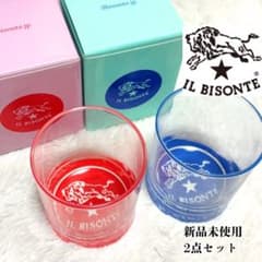 Thumbnail of 【新品未使用】IL BISONTE 2点セット ガラス グラス コップ 非売品