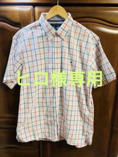 最終値下げ‼️ TOMMYHILFIGER シャツ XL チェック柄  半袖のサムネイル