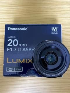 LUMIX G 20mm F1.7 II ASPH. ブラック【外箱・説明書付】のサムネイル
