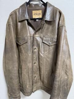 GAP BLUE JEANS ブラウンレザージャケット 90s oldgapのサムネイル