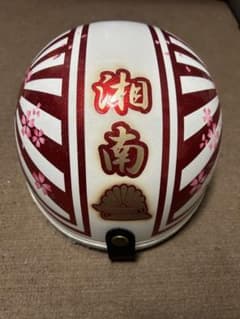 コルク半 ヘルメット 湘南 富士山 桜 ラメ塗装 コルク半 ヘルメット 湘南 富士山 桜 ラメ塗装 - メルカリ