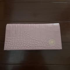 皇居 ピンク 牛革クロコダイル型押し長財布 - メルカリ